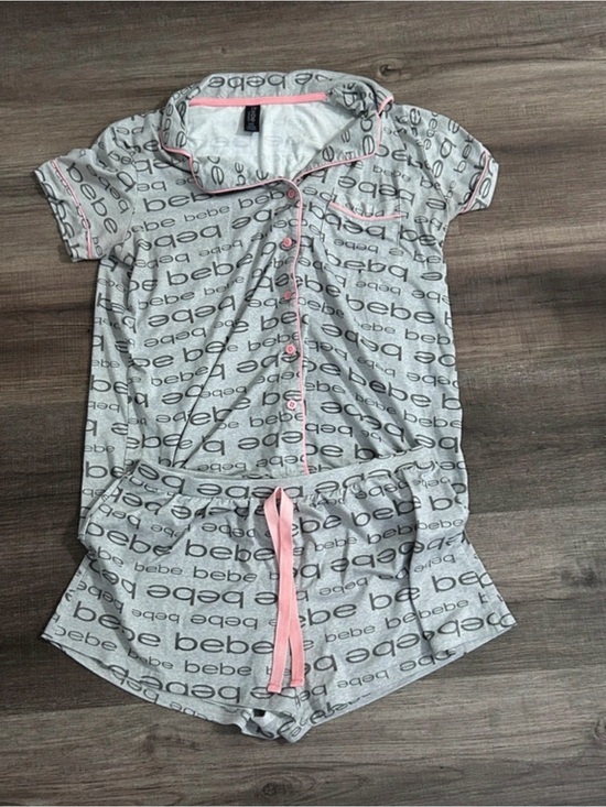 bebe Other - BEBE Gray & Pink Pajama Set